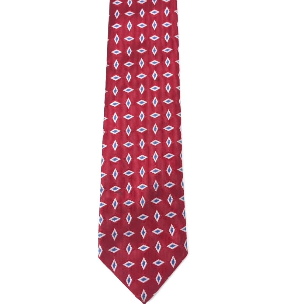 ROBERT TALBOTT AMR American Airlines Men's Tie 100% Silk Red Blue Necktie 58"
